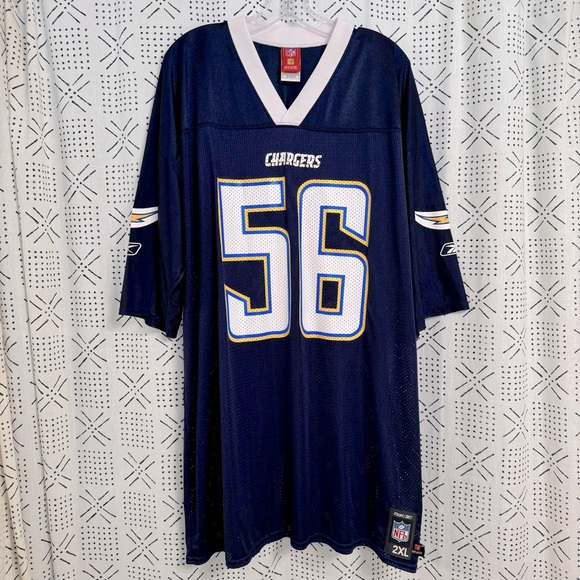 REEBOK NFL Vintage Chargers #56 Merriman Jersey - Picture 1 of 14